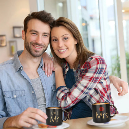 Mr. & Mrs. Coffee Mugs Wedding Gift