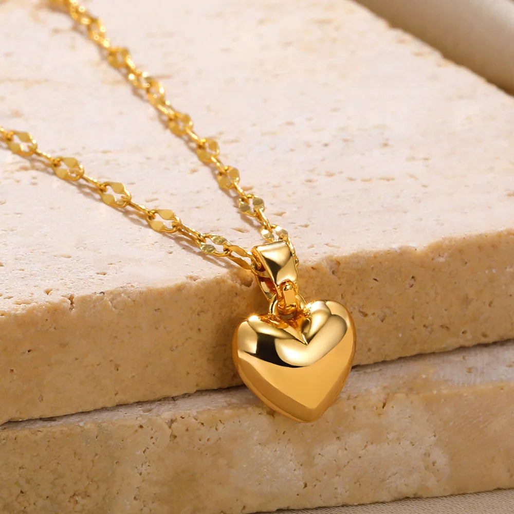 Love Heart Necklace For Women