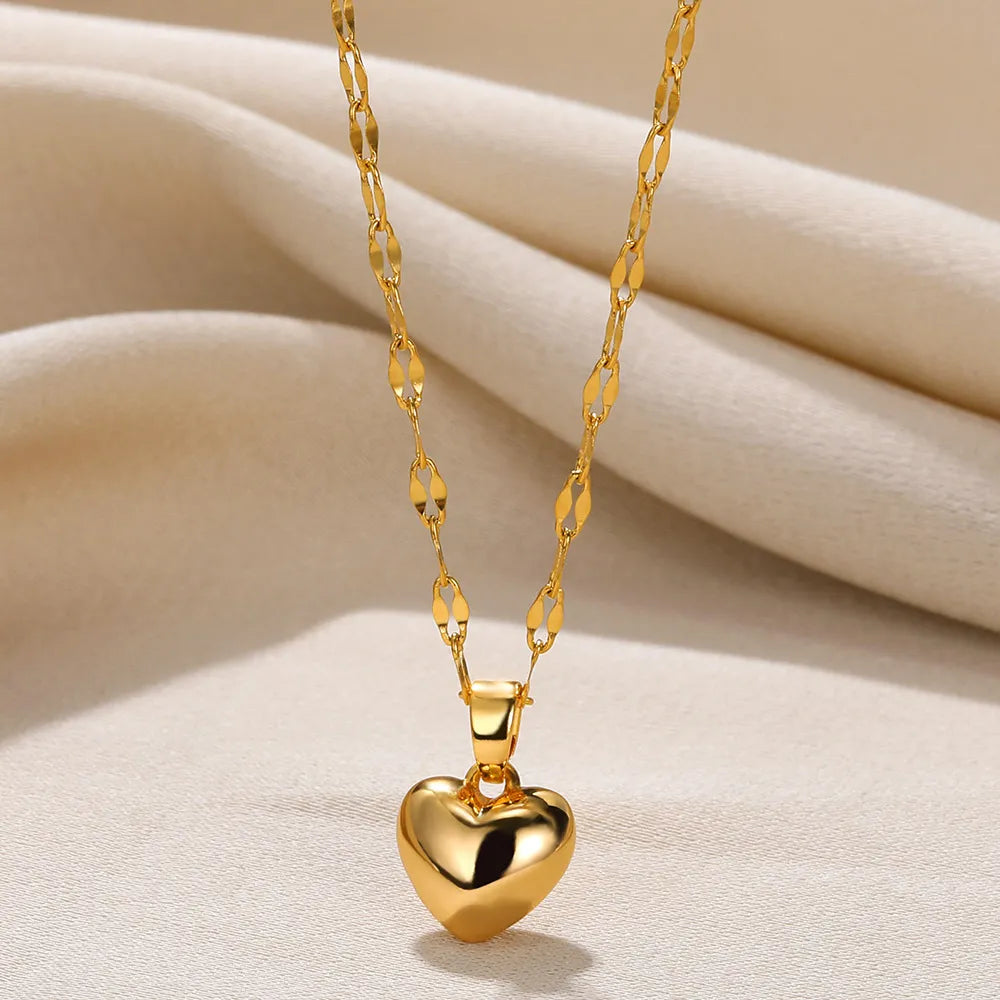 Love Heart Necklace For Women