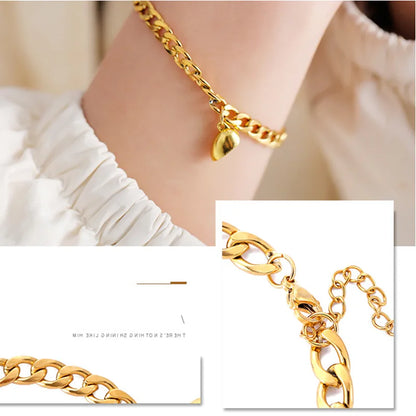 2Pcs/set Heart Magnet Couple Bracelets