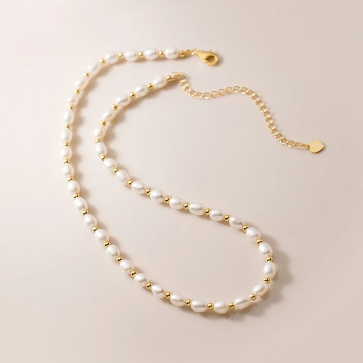 Freshwater Pearl Charm Necklace Choker