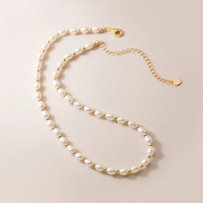 Freshwater Pearl Charm Necklace Choker