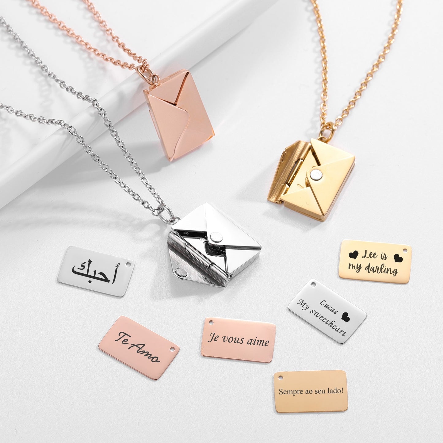 Love Letter Envelope Necklace